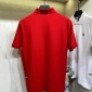 Replica Moncler - logo-appliqué polo shirt - men - Cotton - L - Red