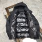 Replica Moncler Down Jacket White Duck Down in Black