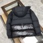 Replica Moncler Down Jacket White Duck Down in Black