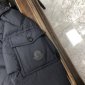 Replica Moncler Down Jacket White Duck Down in Black