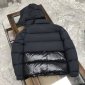 Replica Moncler Down Jacket White Duck Down in Black