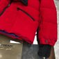 Replica Moncler Down Jacket White Duck Down in Red