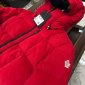 Replica Moncler Down Jacket White Duck Down in Red