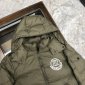 Replica Moncler Down Jacket White Duck Down in Green