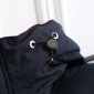 Replica Moncler Jacket Cotton Hoodie in Blue