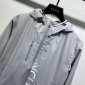 Replica Moncler Jacket Oxybelis Cotton Hoodie in Gray