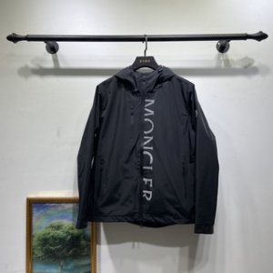 Moncler Jacket Oxybelis Cotton Hoodie in Black