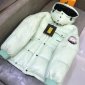 Replica Moncler Down Jacket White Duck Down in Green