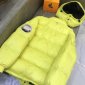 Replica Moncler Down Jacket White Duck Down in Yellow