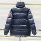 Replica Moncler Down Jacket White Duck Down in Blue