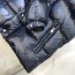 Replica Moncler Down Jacket White Duck Down in Blue