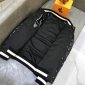 Replica Moncler Down Jacket White Duck Down in Black