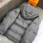 Replica Moncler Down Jacket White Duck Down in Gray