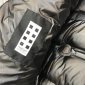 Replica Moncler Down Jacket White Duck Down in Gray