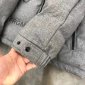 Replica Moncler Down Jacket White Duck Down in Gray