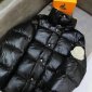 Replica Moncler Down Jacket White Duck Down in Black