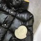 Replica Moncler Down Jacket White Duck Down in Black