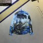 Replica Dolce&Gabbana Shirt Oil Painting Printed in Blue
