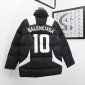 Replica Balenciaga Down Jacket Puffer in Black with White