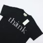 Replica Gucci T-shirt Thank Printed in Black