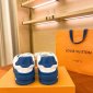 Replica Louis Vuitton Sneaker Trainer in Blue sole