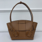 Replica Bottega Veneta - Authenticated Arco Handbag - Leather Brown Plain for Women, Very good Condition