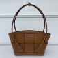 Replica Bottega Veneta - Authenticated Arco Handbag - Leather Brown Plain for Women, Very good Condition