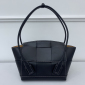 Replica Bottega Veneta - Authenticated Arco Handbag - Leather Brown Plain for Women, Very good Condition