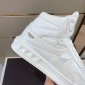 Replica Valentino Sneaker ONE STUD Mid-Top Nappa in White