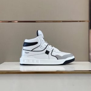 Valentino Sneaker ONE STUD Mid-Top Nappa in White
