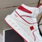 Replica Valentino Sneaker ONE STUD Mid-Top Nappa in Red