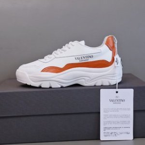 Valentino Sneaker Gumboy Calfskin in Orange