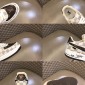 Replica sneaker virgil trainer casual shoes calfskin leather abloh