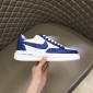 Replica Autry OPEN LOW SNEAKERS IN LEATHER COLOR WHITE AND ACADEMY BLUE AOLM