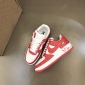 Replica Custom Red & White Air Force 1's