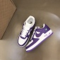 Replica Custom Violet & White Air Force 1's