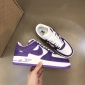 Replica Custom Violet & White Air Force 1's