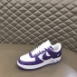 Replica Custom Violet & White Air Force 1's