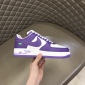 Replica Custom Violet & White Air Force 1's