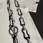 Replica Chain print gothic style T-shirt