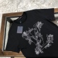 Replica LOUIS VUITTON - Authenticated T-Shirt - Cotton Navy Floral for Men