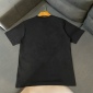 Replica Louis Vuitton  Crew Neck Unisex Street Style Plain Cotton Short Sleeves