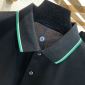 Replica Stretch-cotton slim-fit polo shirt with circular branding- Dark Blue