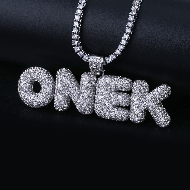 Iced Out Out Custom Bubble Necklace Pendant With Street Luxury Shine - Image 5