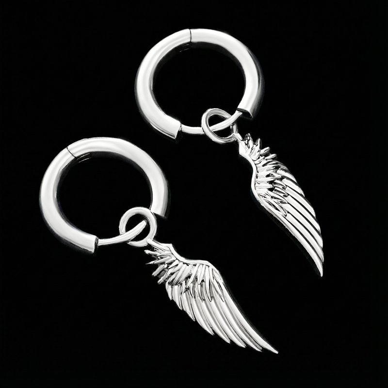 Angel Wings Earrings In White Gold Gold With Bold Statement Appeal - Image 8
