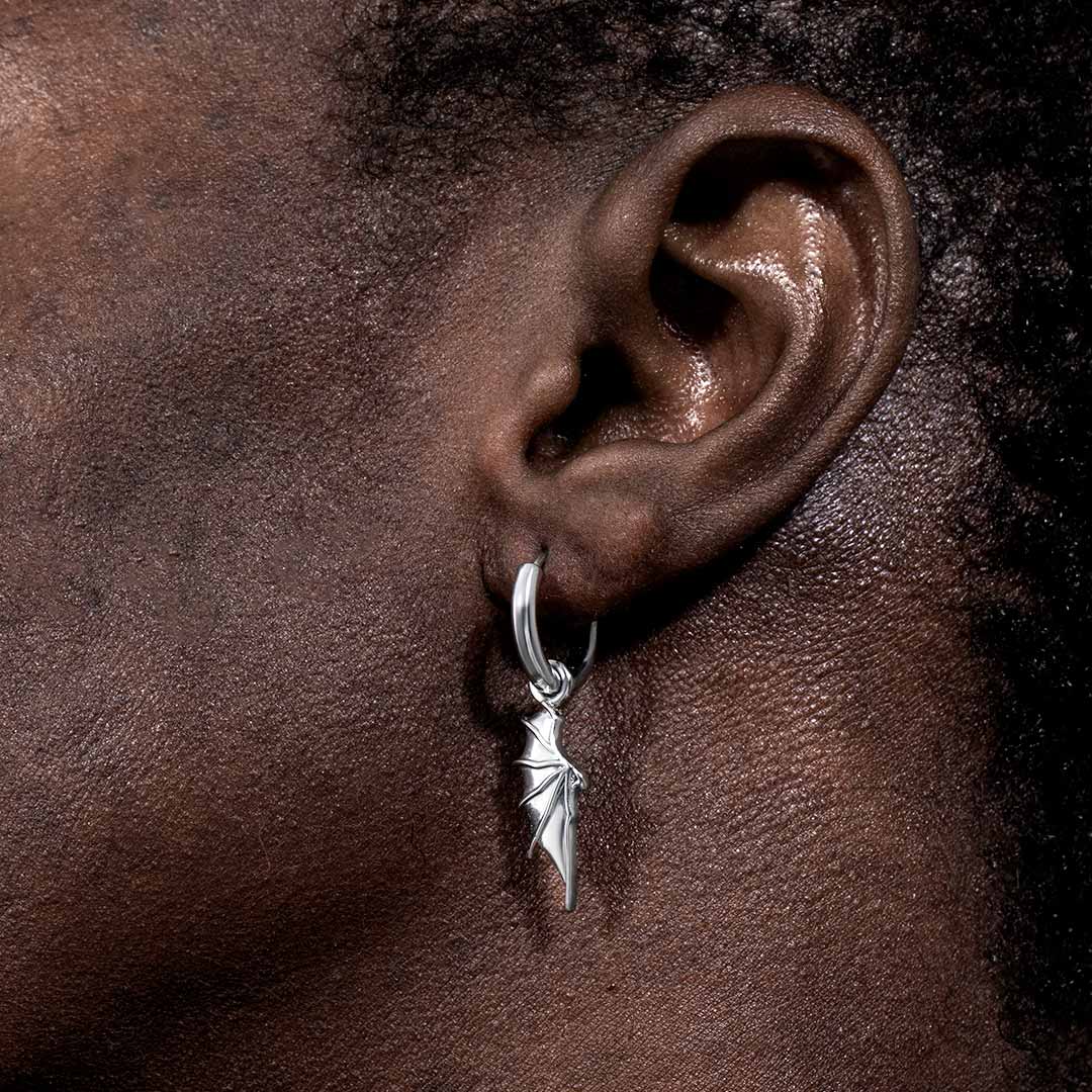 Devil Wing Dangle Earrings Bold Statement Style With Street Luxury