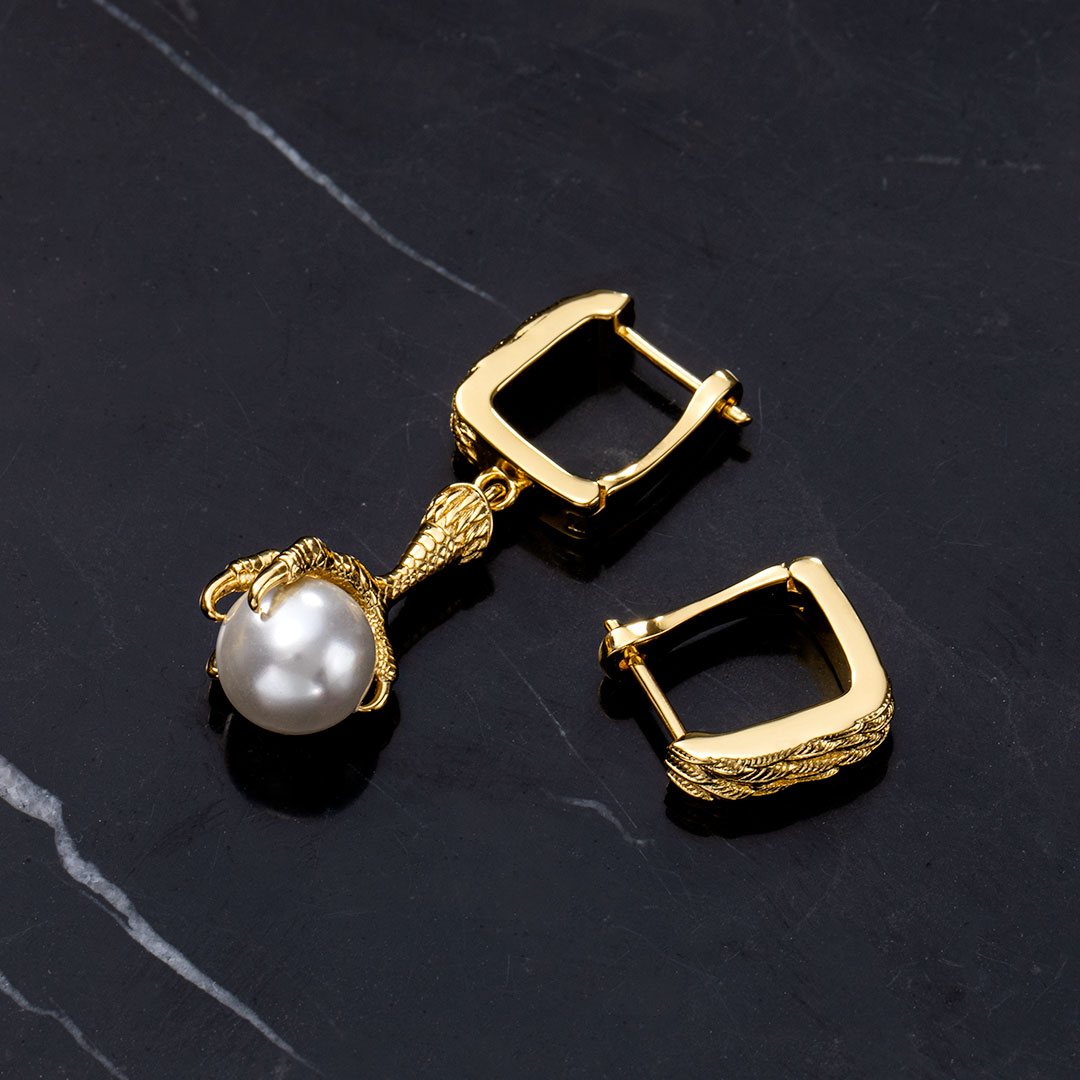 Dragon Claw Pearl Earrings Bold Statement Style With Street Luxury - Image 6