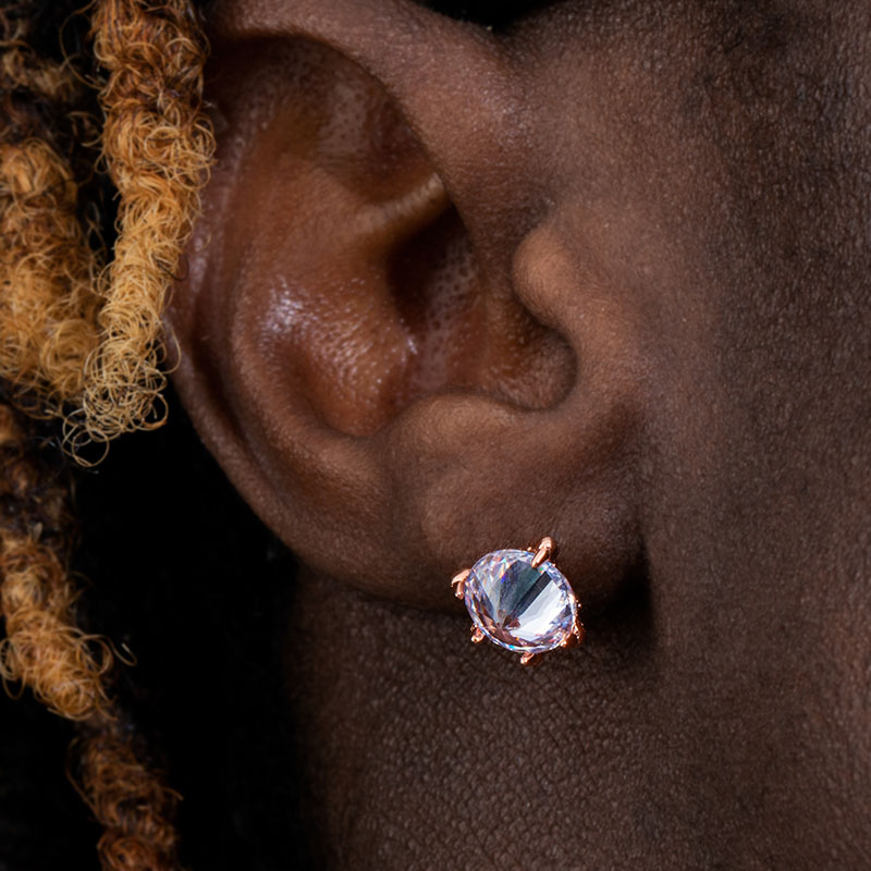 Dragon Claw Stud Earrings Moissanite With Street Luxury Shine - Image 5