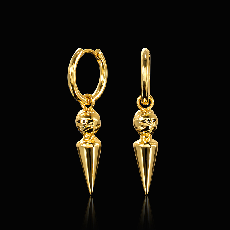 Eye Of Ra Mummy Hoop Earrings Bold Statement Style With Street Luxury