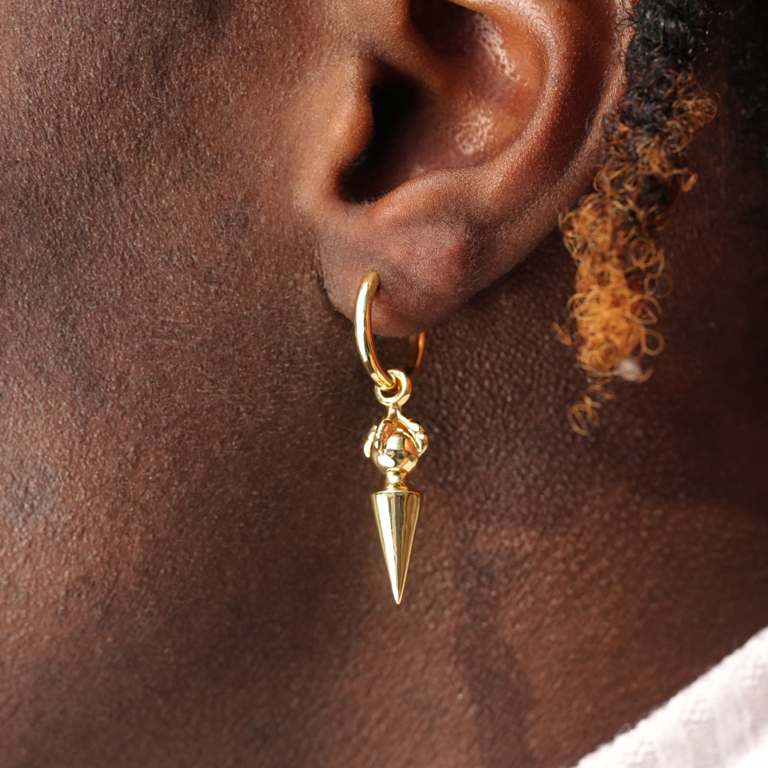 Dragon Claw Cron Hoop Earrings Bold Statement Style With Street Luxury - Image 4